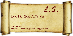Ludik Sugárka névjegykártya